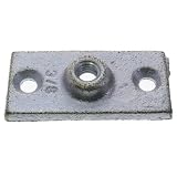EMPIRE Industries 3 /8 electro-galvanized天井プレート 0.75 Inch 41AG0038/50P 50