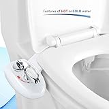 AbcoクリーニングBidet – cost-effective Mechanical Bidet with improved Hygiene – 調整可能な水フロー&温度 – セルフクリーニングデュ