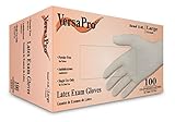 VersaPro 114L Latex Exam Gloves Powder Free Large (Pack of 100) [並行輸入品]