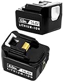 マキタ 14.4vバッテリー BL1460 マキタ互換バッテリー 6.0Ah 2個セット LED残量表示 高用量 BL1430 BL1440 BL1450 BL1460Bに互換 電動工具用 リチウムイオン電池