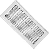 Register Floor 4x8in Wht [並行輸入品]