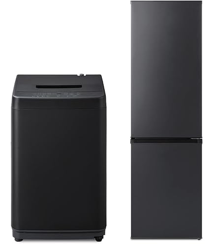 Amazon | 【新生活家電セット】ハイセンス 冷蔵庫 175L 黒 & 洗濯機