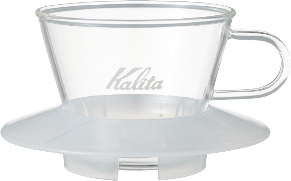 カリタ Kalita 抽出過程が楽しめる コーヒー ドリッパー ウェーブシリーズ 1~2人用 ガラスドリッパー 耐熱ガラス製 クリア WDG-155 ドリップ 器具 #05066 一人用 二人用 1杯用 2杯用 おしゃれ キャンプ アウトドア 喫茶店 アンティーク 結婚 祝い プレゼント 誕生日 女性 男性 還暦 退職 記念日 ギフト 贈り物 還暦 敬老