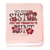 CafePress – Promoted Aunt – スーパーソフトベビー毛布、新生児おくるみ ピンク 07823879266832E