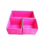 キルティング マルチボックス ピンク 3P 1-505-PK