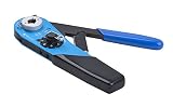 Precisetool YJQ-MH992 コンタクトピン用４インデント手動圧着工具 裸端子のかしめ機能 最低範囲AWG36