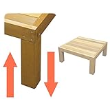 [RD-YP90同時購入オプション] レッドシダー ウッドデッキ キット 延長ユニット(RD-YP90)用デッキ高さ変更オプション