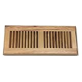 Moldings Online 3371114502 14" x 2.5" x 1.5" Unfinished Pecan Character Surface Mount Vent [並行輸入品]