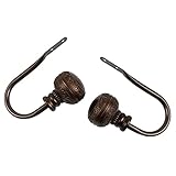 High Quality Ornament Curtain Holdback Pair, Cocoa