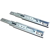 スガツネ工業 完全スライド 3段引スライドレール 横付け 4518型 4518-400 左右1組