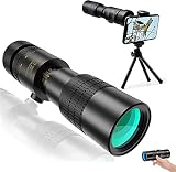 単眼鏡 高倍率 単眼鏡 望遠鏡 10-300x40軍用望遠鏡 スマホ用カメラレンズ-4K 高倍率 ズーム式 オリンピックのために特別に設計された 高透過率 手ぶれ防止用 三脚付き 防水霧 耐衝撃望遠鏡 スポーツ 観戦 運動会 コンサート 山登り 天体観測 お釣り アウトドア用