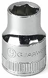 GearWrench 806310.5 in. Drive 6 Point Standard Socket - 19 mm.