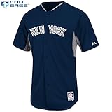 ニューヨーク・ヤンキースMLBメンズクールベースRoad Batting Practice Jerseyネイビー( XLサイズ( 48 ) )