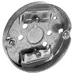 Hubbell Raco 8292 1/2-Inch Deep, 1/2-Inch Center Bottom Knockout, NMSC Clamps 3-1/2-Inch Round Ceili