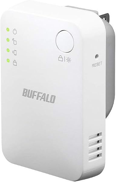 Buffalo WEX-300HPTX/N WiFi Wireless LAN Repeater, Wi-Fi 4 11n/g/b 300 Mbps, Direct Plug-In Model, Simple Package, Japanese Manufacturer [iPhone 15 / 14 / 13 / iPhone SE (3rd Gen) Manufacturer - 1