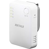 バッファロー WiFi 無線LAN 中継機 Wi-Fi4 11n/g/b 300Mbps コンセント直挿しモデル 簡易パッケージ 日本メーカー【iPhone14/13/12/11/iPhone SE(第二世代) メーカー動作確認済み】 WEX-300