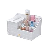 化粧品収納ボックスプラスチックドレッサーリップスティック仕上げボックス ( 色 : 白 , サイズ さいず : A )