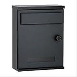 ユニソン　壁付けポスト　アンテ　【郵便受け】 ブラック　左開きタイプ