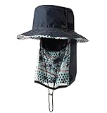 【ROXY ロキシー】 UPF50 撥水3WAY サーフハット 【RSA181754 NVY F】