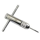 調整可能なtのハンドルラチェットタップレンチ用タップサイズ1/4 "1/2" m3-m8