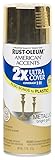 Rust Oleum 280724 American Accents Ultra Cover 2X Spray Paint, Metallic Gold, 11-Ounce [並行輸入品]