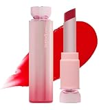 ETUDE [エチュード公式] カラーラスティンググロウスティック 3.2g リップスティック 色持ち 口紅 ツヤ仕上げ 高保湿 ぷっくり 光沢感 ボリューム ヴィーガン認証 (永遠ルビー, 単品)