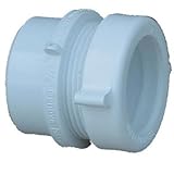 Genova Products 1-.50 in. X 1-.25 in. Sch. 40 PVC-DWV Fitting Trap Adapter 72311