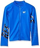 [リーボック] BIGロゴフルジップ長袖男児ラッシュガード 120203 BL 日本 140 (日本サイズ140 相当)