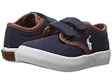[ポロ ラルフローレン] Polo Ralph Lauren Kids ガールズ Waylon EZ (Toddler) スニーカー Navy Canvas/Paper White PP 10 Tod