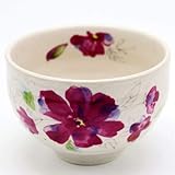 野点用抹茶碗 赤花 ミニ抹茶茶碗 茶道具