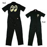 MOON Equipped カバーオール (半袖) [MQF008NBK] つなぎ (S)