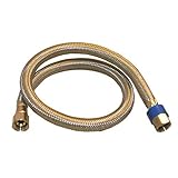 LASCO 10-0960 Water Supply Flex, Stainless Steel Braided With Poly Inner Core, 3/8-Inch Female Compr