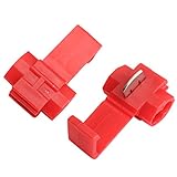 ILS - 50 pieces Lock Wire Electrical Cable Connector Quick Splice Terminals Crimp For Car