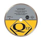 QEP 6-7003Q Continuous Rim Diamond Blade, 7-Inch Diameter, 5/8-Inch Arbor, Wet Cutting, 5500 Maximum