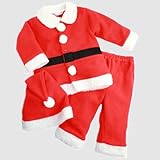 【サンタスーツ】フリース３点セットスーツ (90cm)