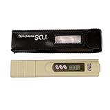 (Ckeyin)　ポータブル　TDSデジタル液晶メーター　TDSテスター　0-9999 PPM　TDSメーター　ケース付 水質検査 　多機能 　水質純度テスター　水質管理