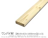 ワンバイ材 【約19×63×1830mm】[1×3]1本入り<O>