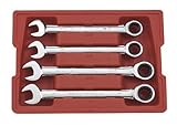 GearWrench 9309 4ピースSAE Largeサイズ組み合わせラチェットレンチセットby Apexツールグループ