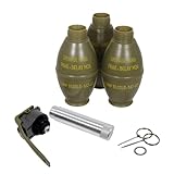 APS Hakkotsu CO2 サウンドスタングレネード Thunder B スターターキット レモン(M26 Grenade)シェルパック