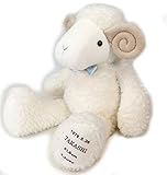 羊のウェイトドールひつじのめーちゃん蝶ネクタイ付き（干支未年 完成品）