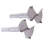 F Fityle 2pcs　フォスナービット　木工用 穴あけドリル　40mm+38mm 超硬合金　 ボーリング　