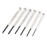 uxcell　精密ドライバーセット　ウォッチ　時計　修理用工具　ストレートヘッド　　6 in 1