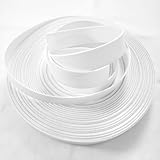 織ゴム 織りゴム 平ゴム カットゴム 白 25mm 幅 30m 手芸 裁縫 洋裁 縫製 ゴム ハンドメイド コルセット 補正下着 腰痛 リハビリ 日本製