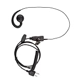 Dolity ミッドランド GXT400 / 450ラジオに対応　クリップ　イヤーフック　イヤーピース　ヘッドセット　PTT MIC 2ピン　交換性　便利性　高性能　安定性