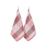 MRZD　ハンカチ　チェック　１００％綿　35*35ＣＭ　ベビータオル　２枚セット (1)