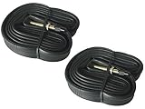 2x LONG VALVE Bike Cycle Inner Tubes 700 x 18 - 23 / 25 c With 60mm PRESTA VALVE - 700c by XTM