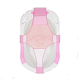 TZ International Baby Bathtub Seat Support Sling Net Karibu Aojia Infant Bath Tub Hammock (Pink) by 