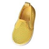 aloha lama(アロハラマ) キッズ & ベビー カラフル メッシュ シューズ 子供 靴 水遊び 砂浜 ビーチ プール レジャー 旅行 選べる ８色 m028 (23(13.4cm), イエロー