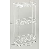 シャンプースタンド バスラック バスカウンター 3段 収納ラック お風呂 収納 バス用品 石鹸皿付きstorage