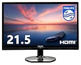 PHILIPS 221S6QHAB（黑） 21.5インチワイド IPS液晶モニタ 1920x1080 フルHD VGA DVI HDMI H